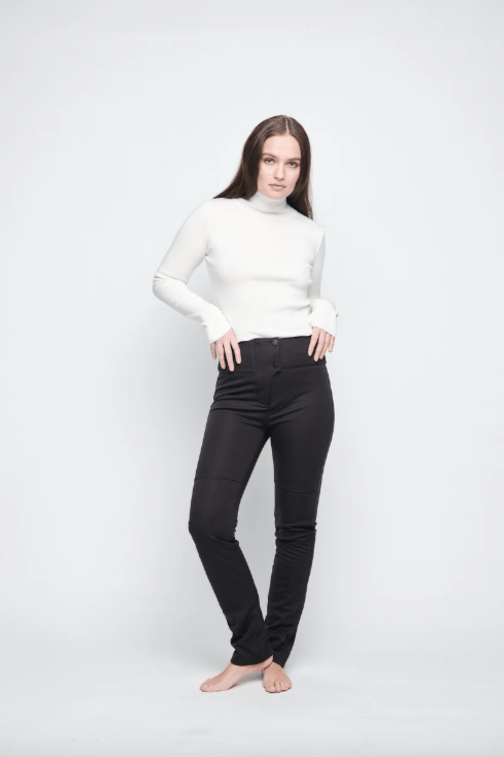 Ella & il Genser BOBBY MERINO SWEATER WHITE