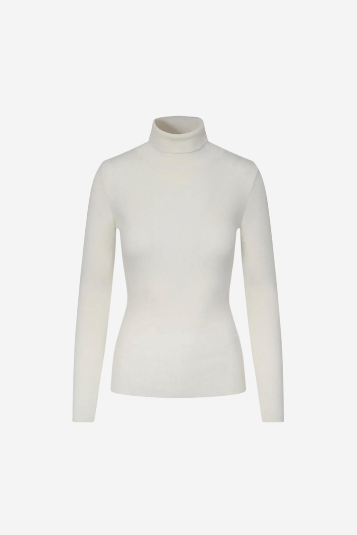Ella & il Genser BOBBY MERINO SWEATER WHITE