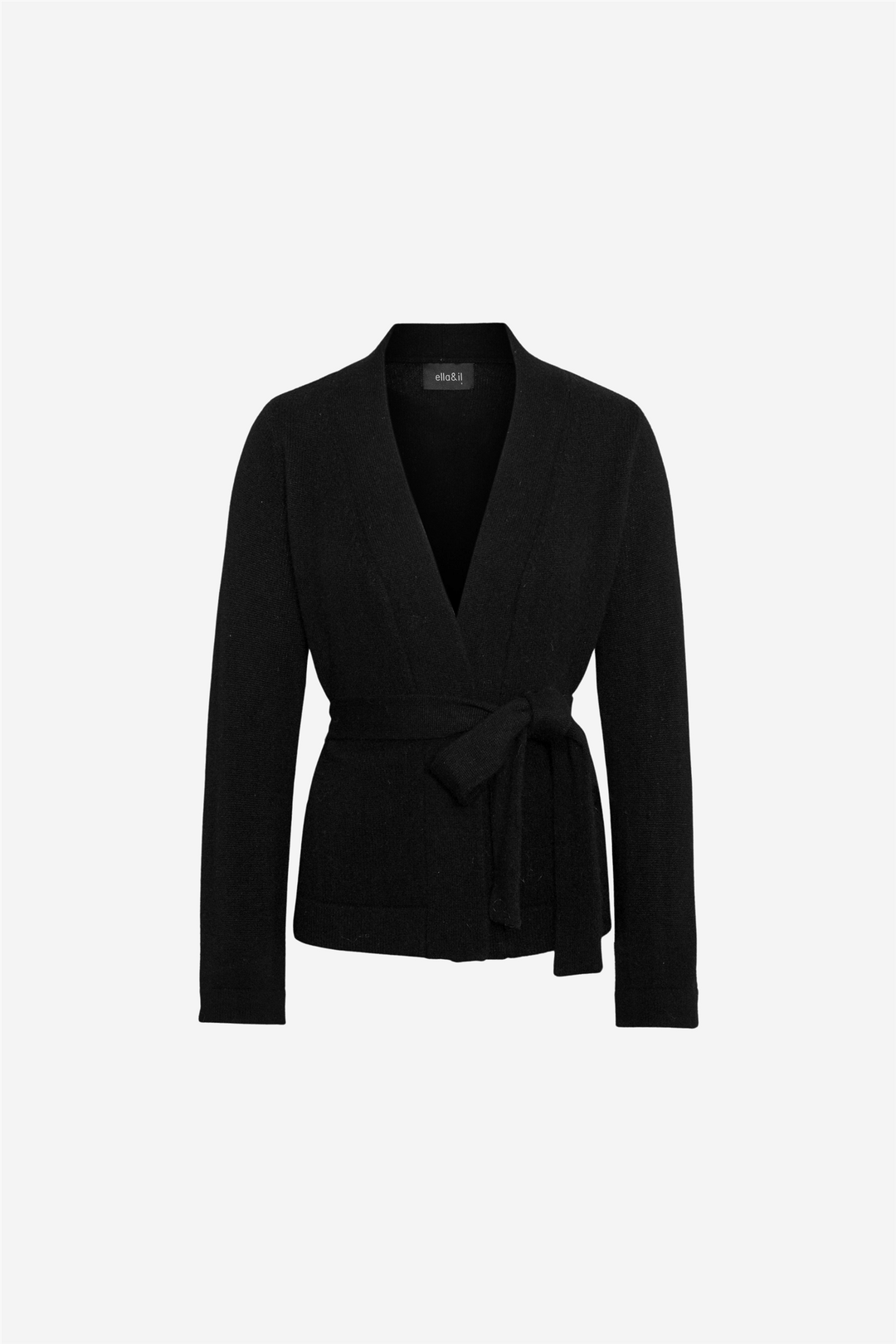 ella&il Genser & Cardigan Cat Cashmere Cardigan Black