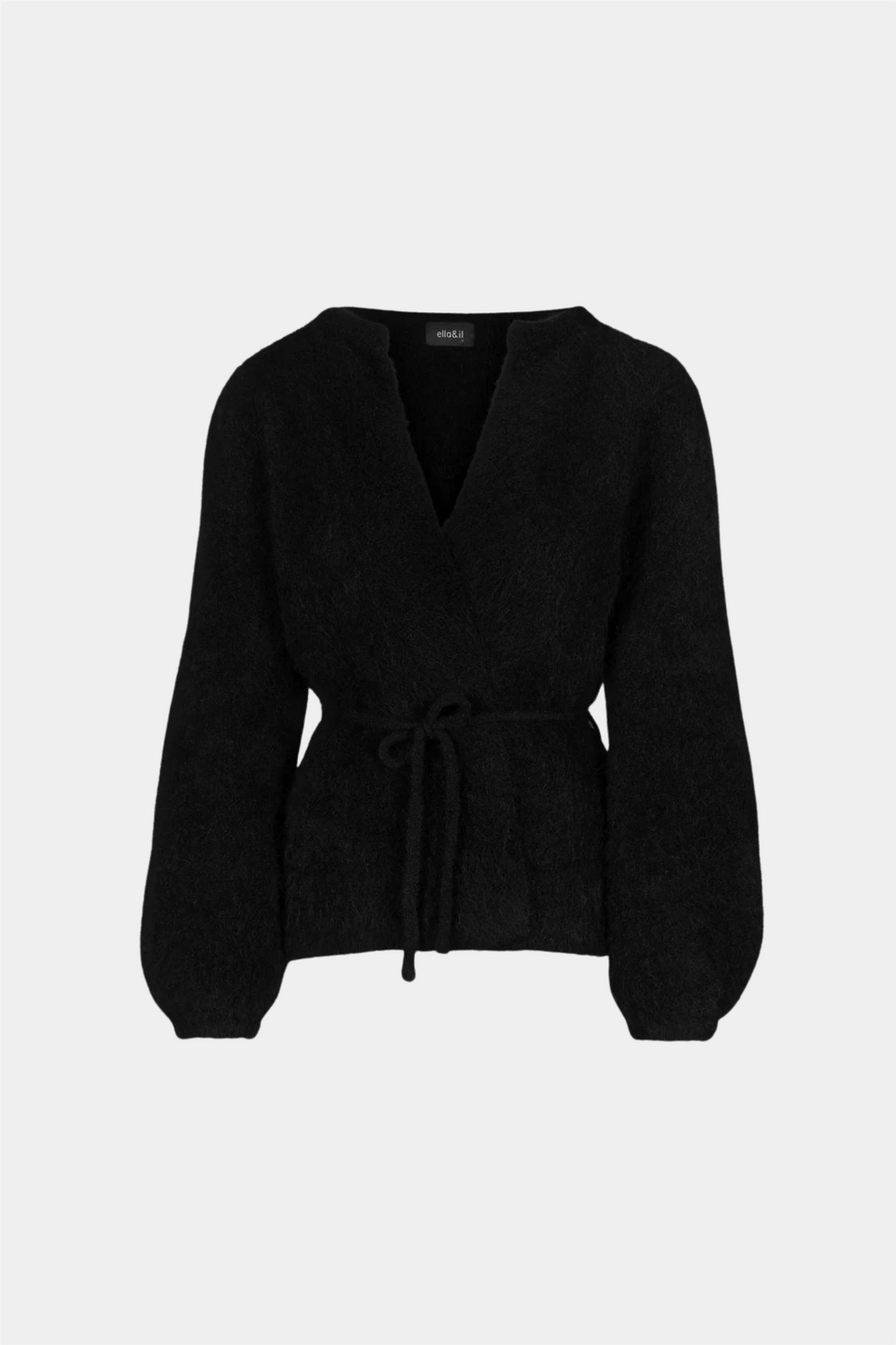 Ella & il Genser Fredrikke Chunky Cardigan Black