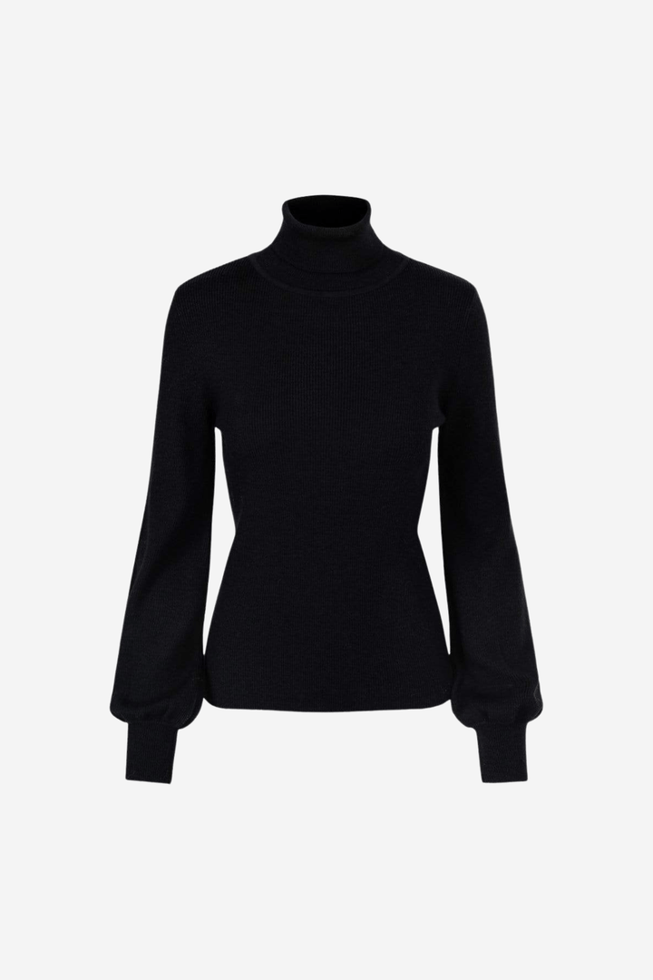 Ella & il Genser ROSIE MERINO SWEATER BLACK
