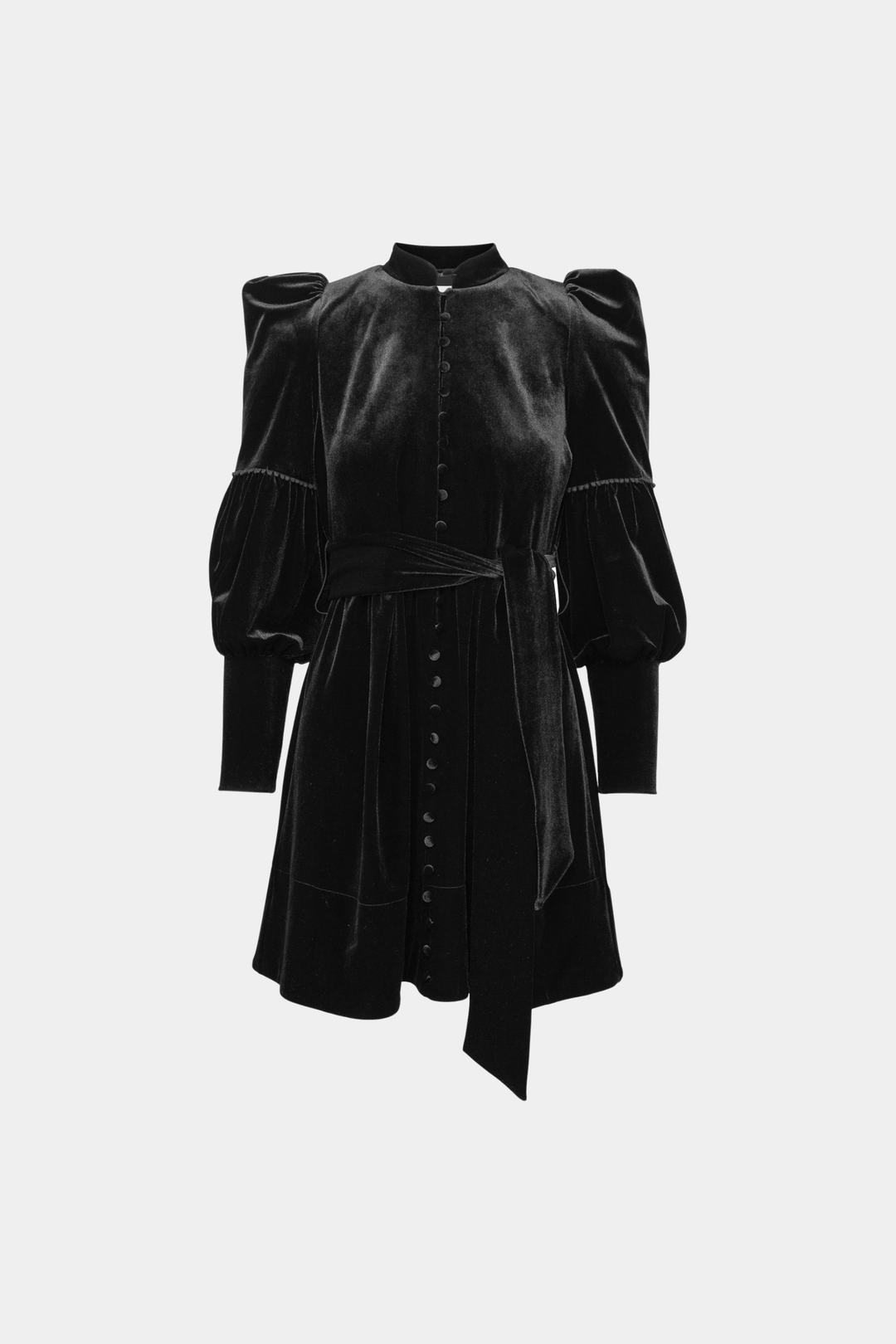 Ella & il Kjole Cici Velour Dress Black