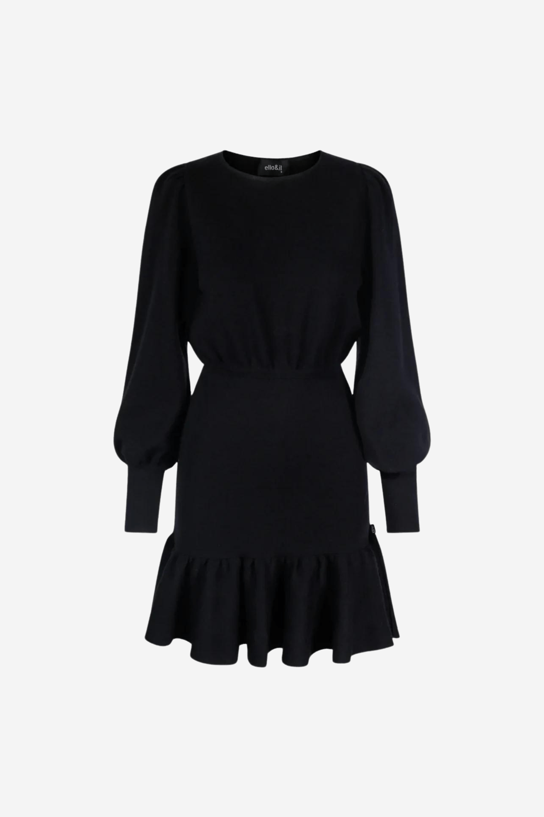 Ella & il Kjole Florence Merino Dress Black