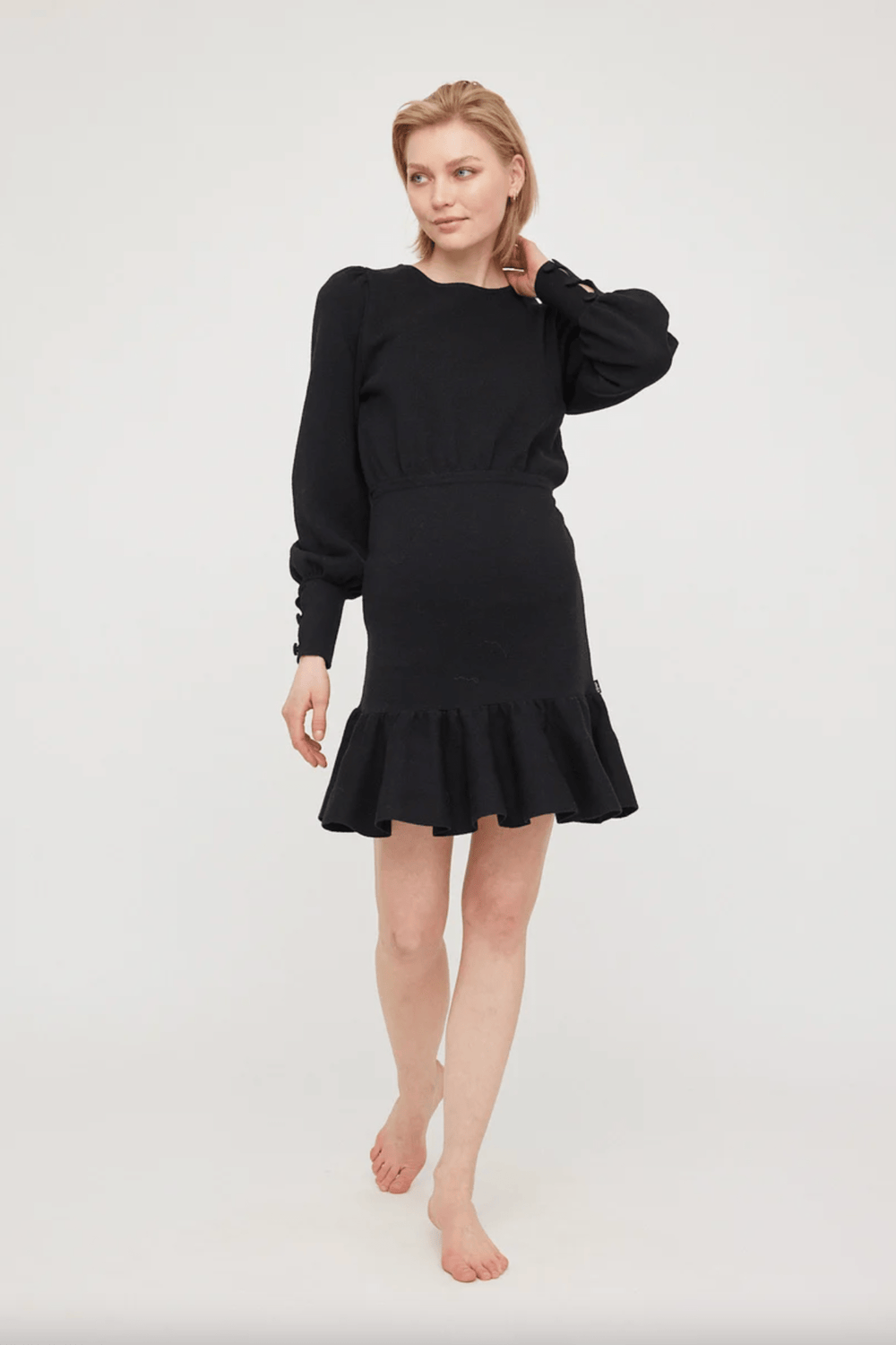 ella&il Kjoler & jumpsuits Florence Merino Dress Black