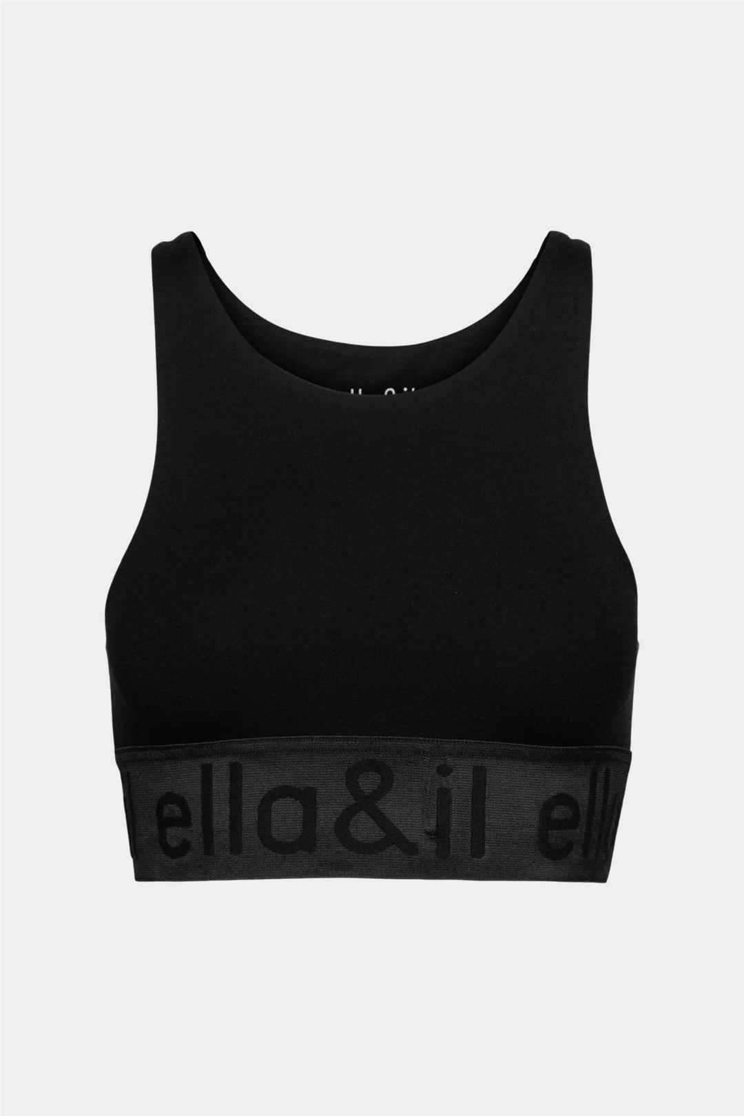 Ella & il Nattøy & undertøy Ada Plain Wool Bra Black