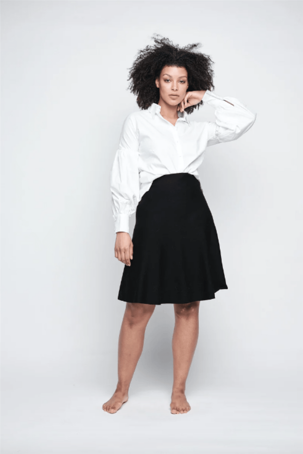 Ella & il Skjørt DARJA MERINO SKIRT BLACK