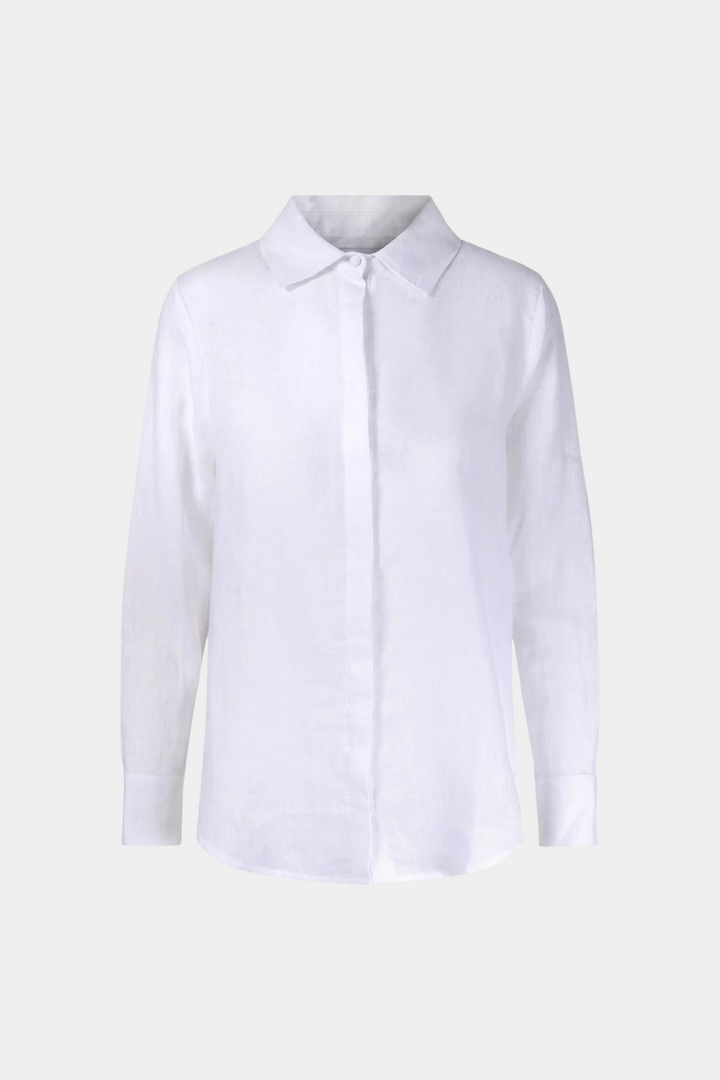 Ella & il Skjorte Livia Linen Shirt White