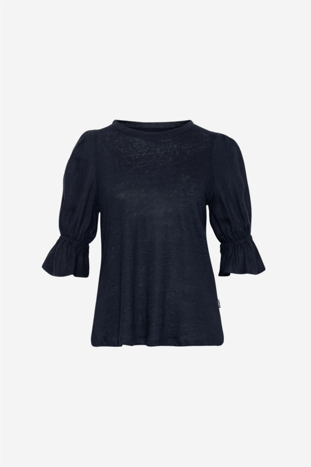 ella&il Topper & t-skjorter Janna Linen Top Navy