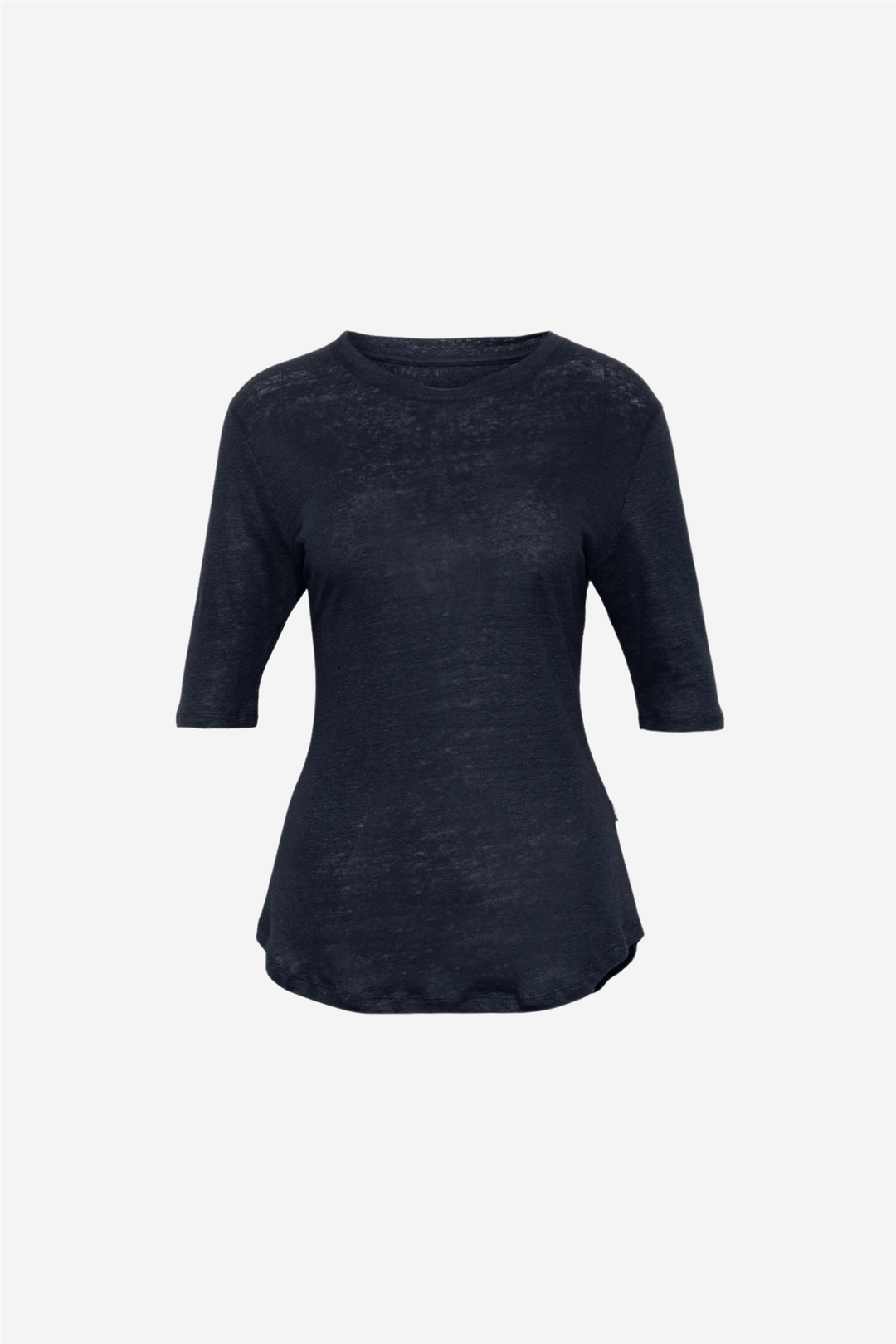 ella&il Topper & t-skjorter Karina Linen Tee Navy