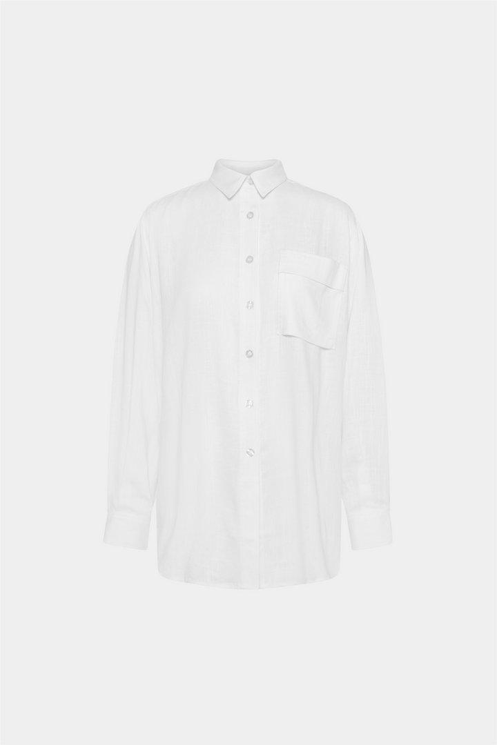 Envelope1976 Bluser & Skjorter Pura Shirt White Linen