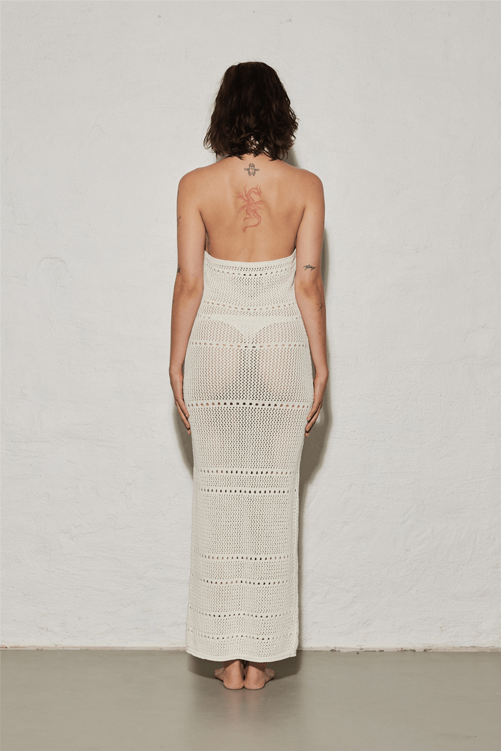 Envelope1976 Kjoler & jumpsuits Glastonbury Crochet Dress Cream