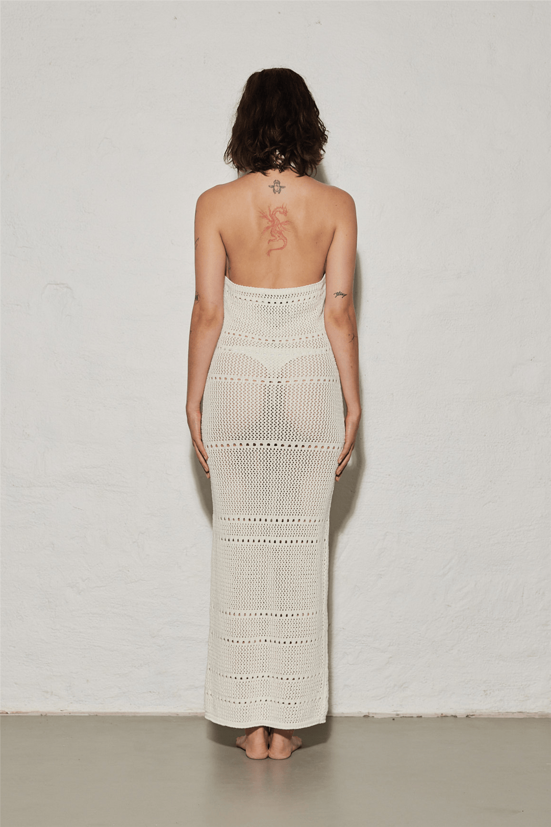 Envelope1976 Kjoler & jumpsuits Glastonbury Crochet Dress Cream
