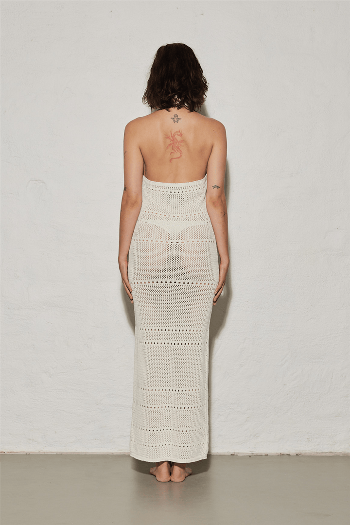 Envelope1976 Kjoler & jumpsuits Glastonbury Crochet Dress Cream