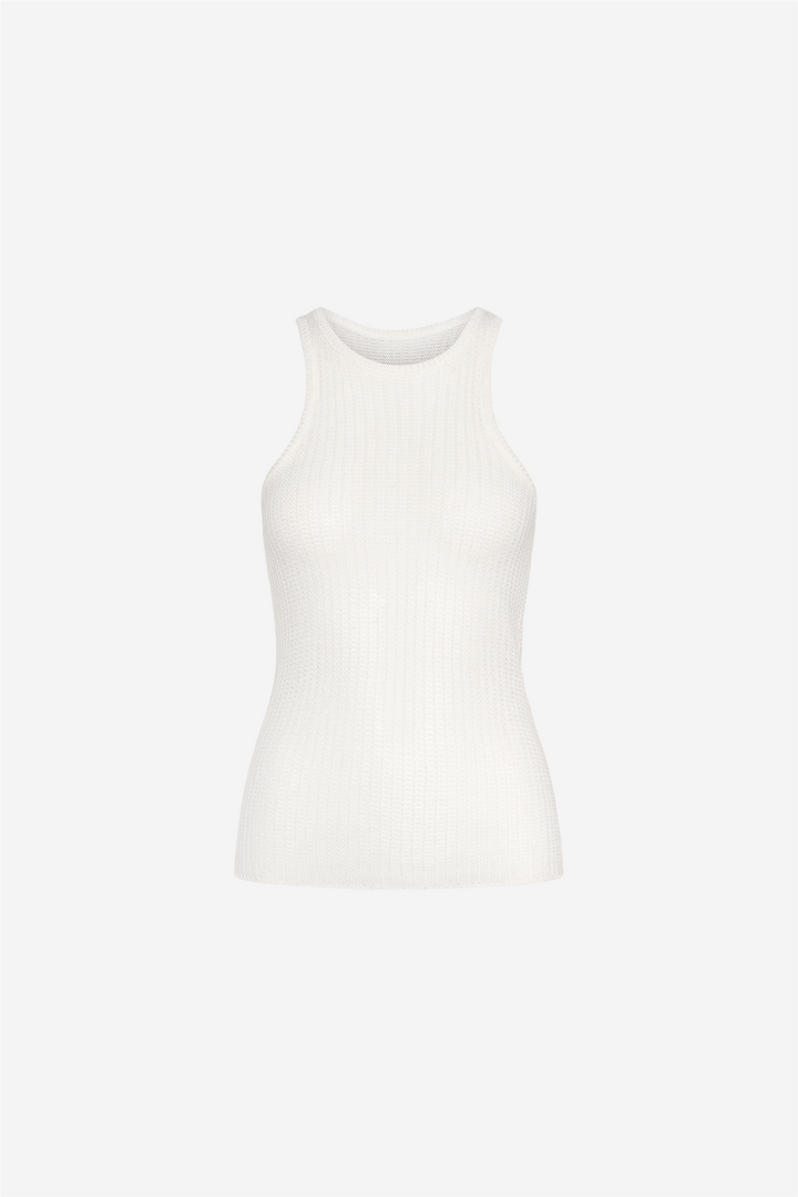 Envelope1976 Topper & t-skjorter Racer Crochet Tank II Cream