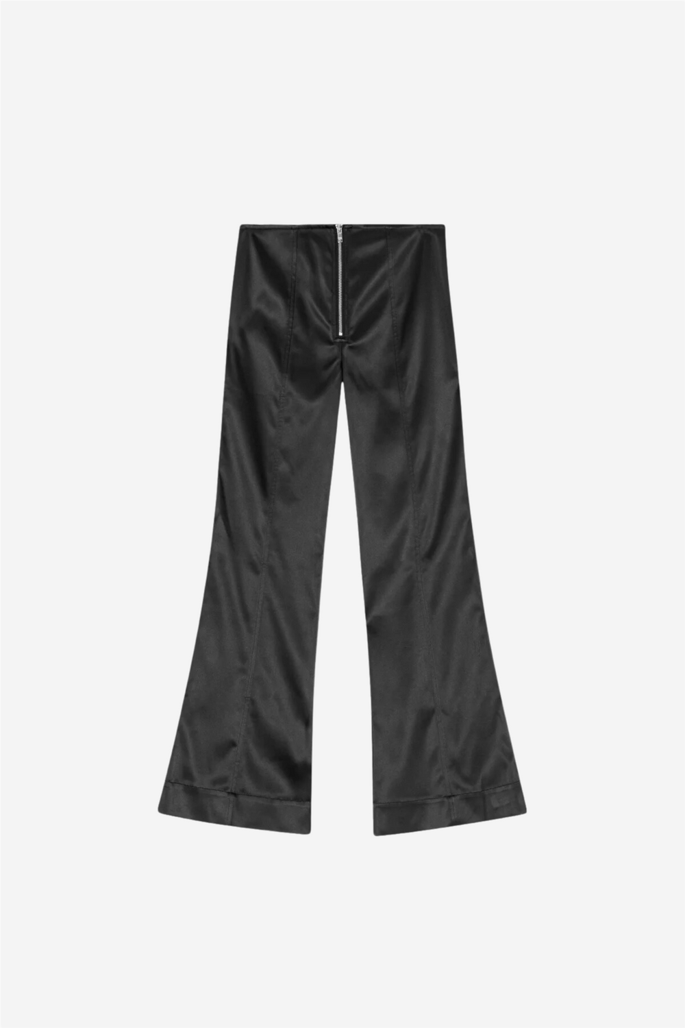Ganni Bukser & jeans Double Satin Flared Pants Black