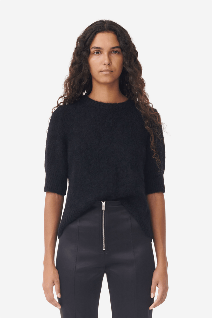 Ganni Bukser & jeans Double Satin Flared Pants Black