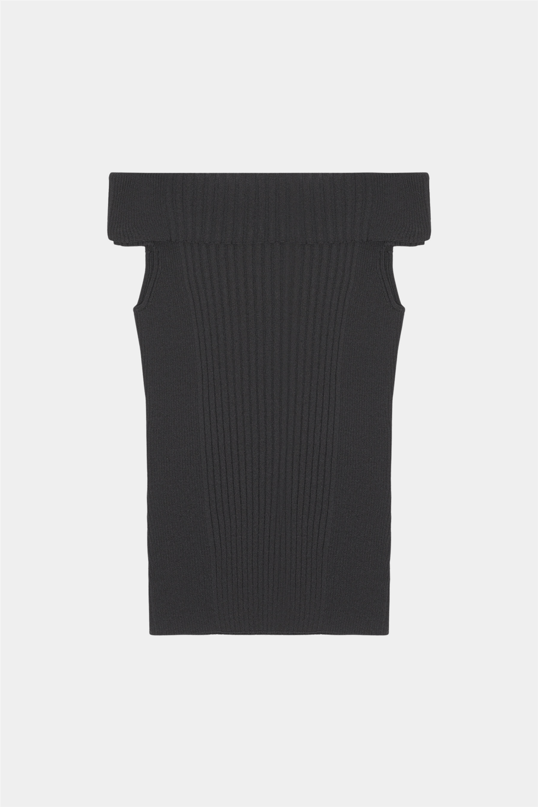 Ganni Topper & t-skjorter Melange Knit Off Shoulder Top