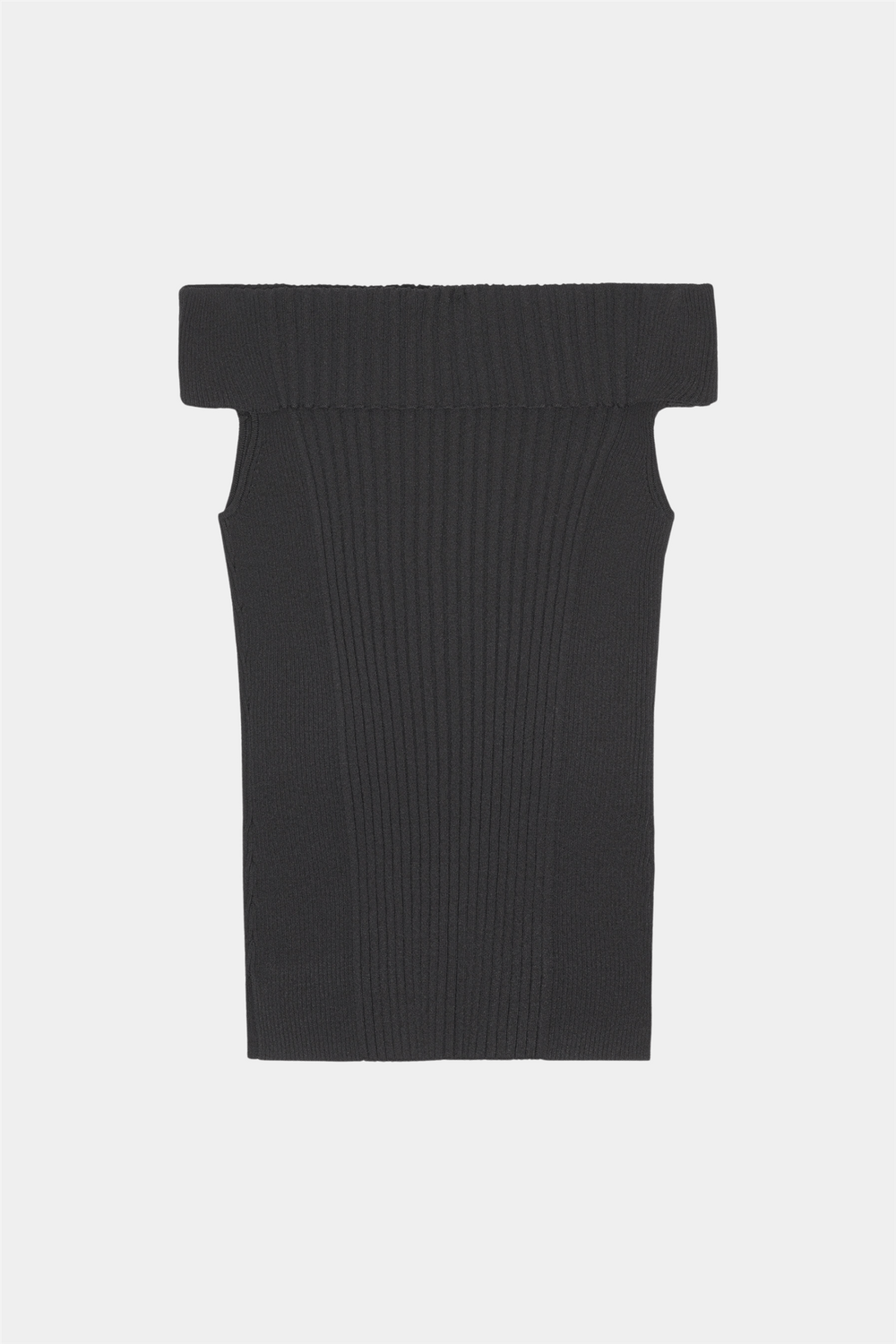 Ganni Topper & t-skjorter Melange Knit Off Shoulder Top