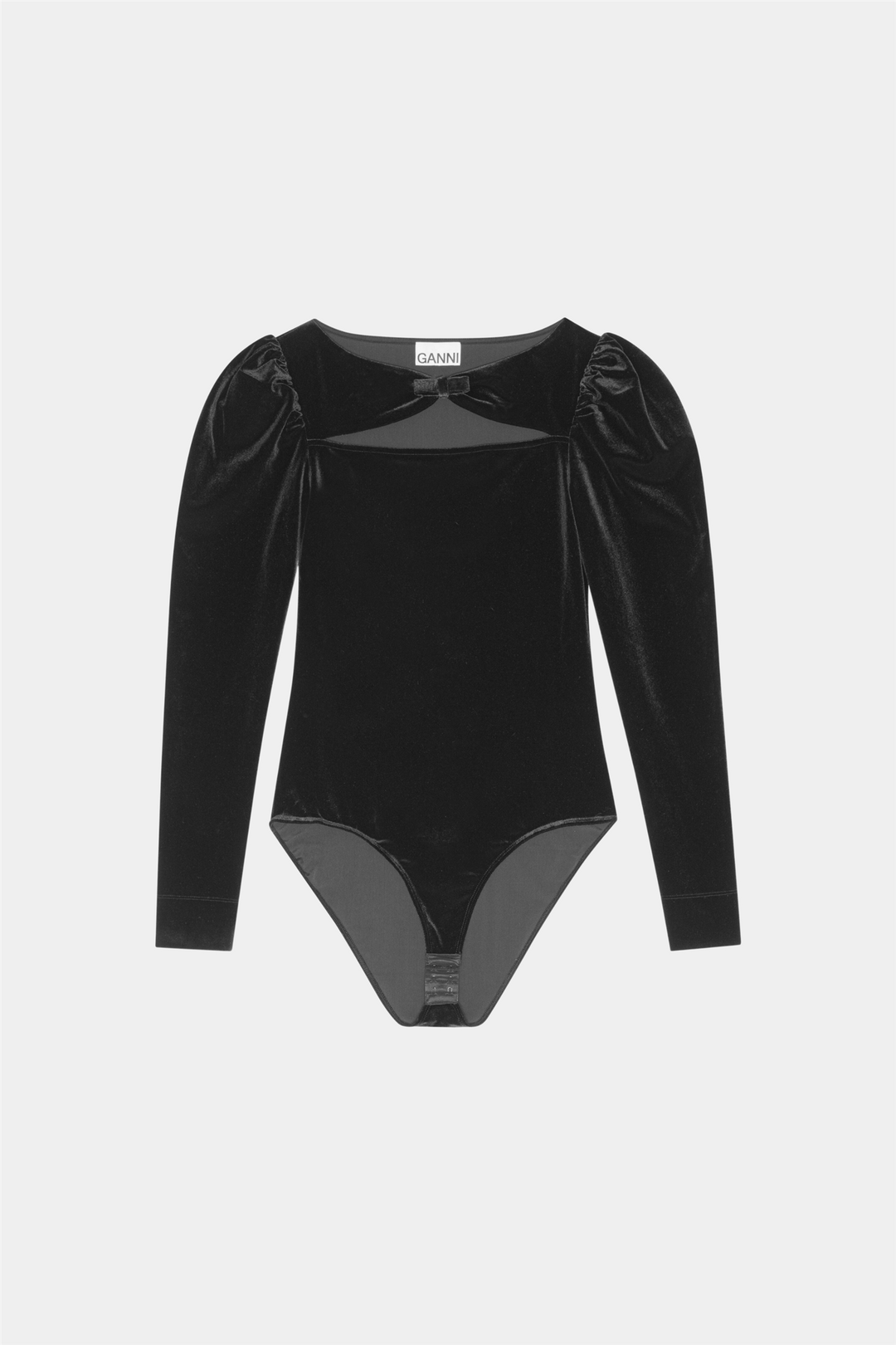 Ganni Topper & t-skjorter Velvet Jersey Bodystocking