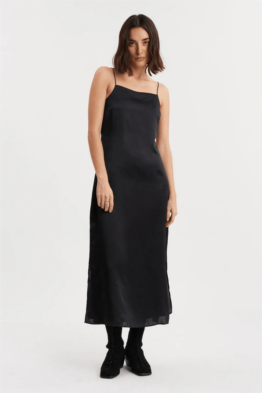 Holzweiler Kjole Eila Silk Dress