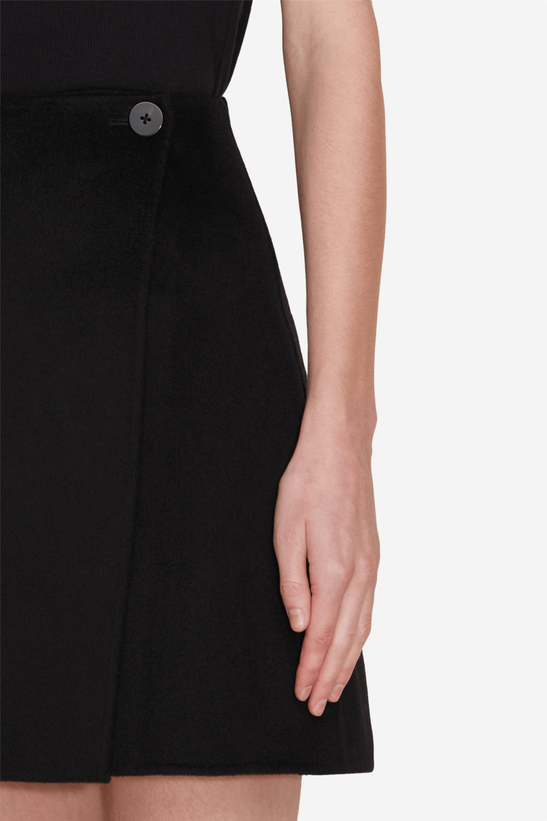 Holzweiler Skjørt Erina Wool Skirt Black