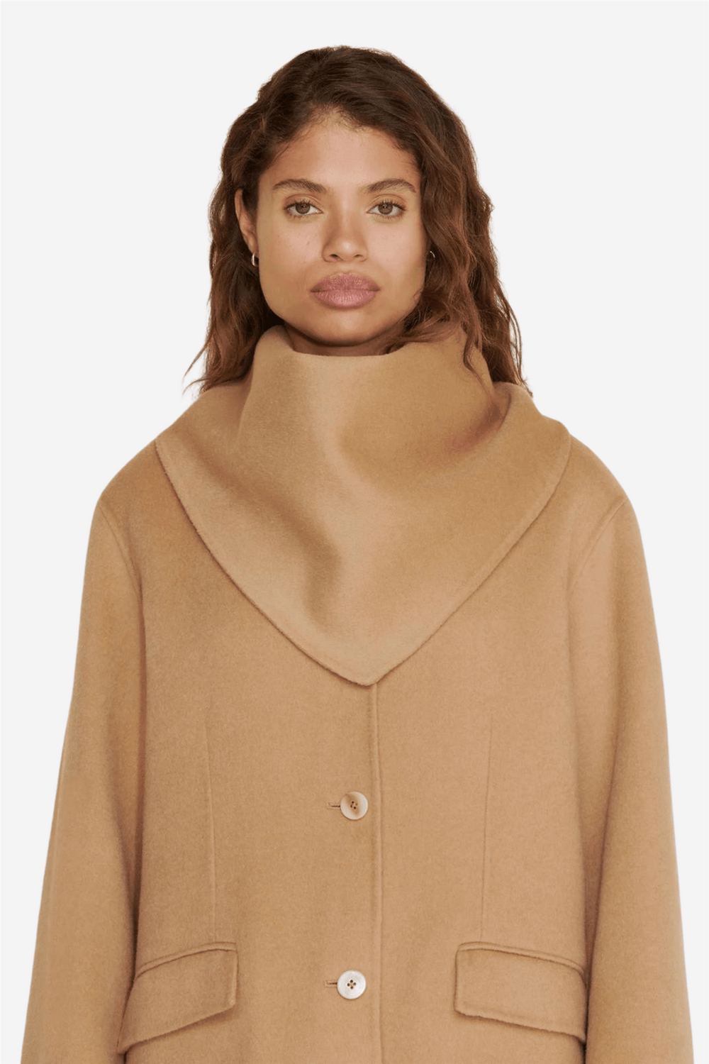 Holzweiler Tilbehør Felsa Wool Scarf Camel