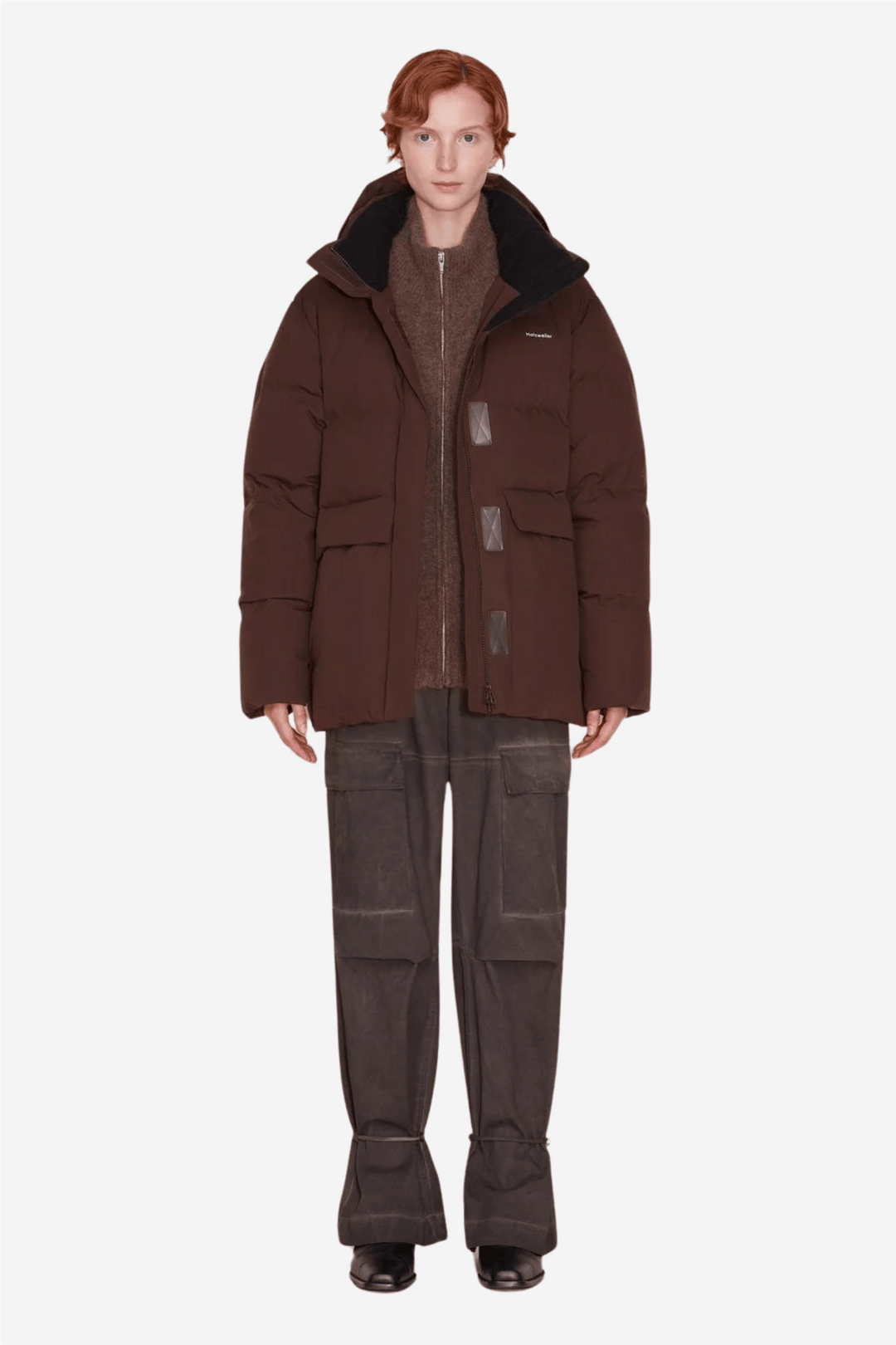 Holzweiler Yttertøy Besseggen Down Jacket Dark Brown