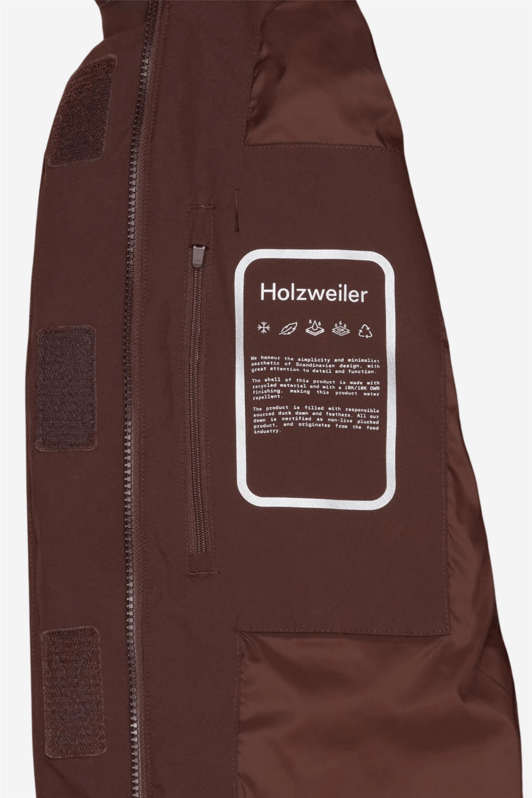 Holzweiler Yttertøy Besseggen Down Jacket Dark Brown