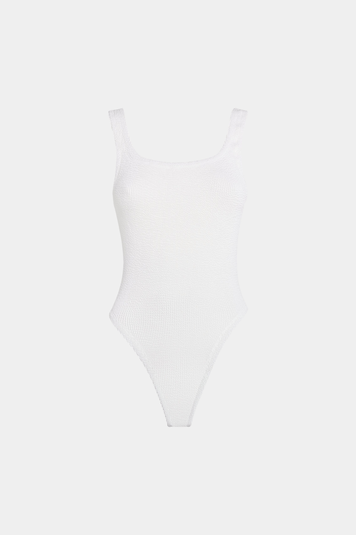 Hunza G Badetøy Square Neck Swim White