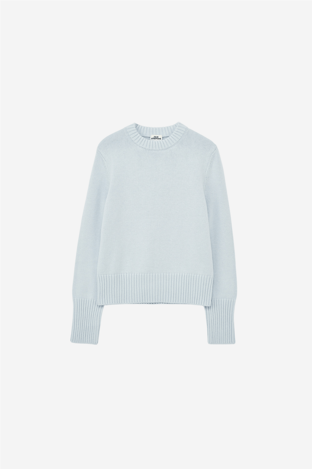 Julie Josephine Genser & Cardigan Short Roundneck Sweater Light Blue