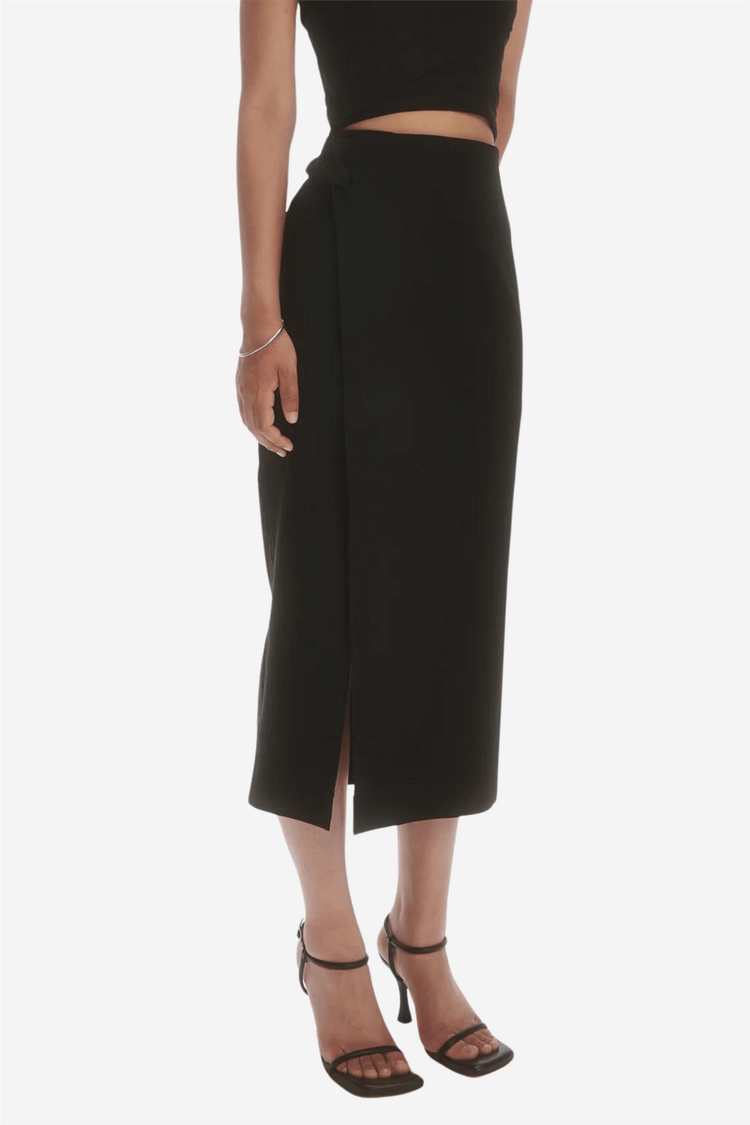 Les Coyotes De Paris Skjørt Overlap Skirt Noir