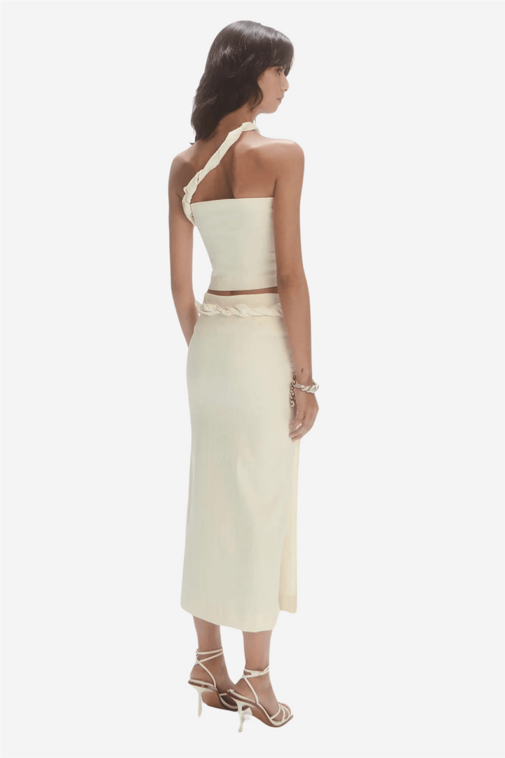 Les Coyotes De Paris Skjørt Overlap Skirt Off-White