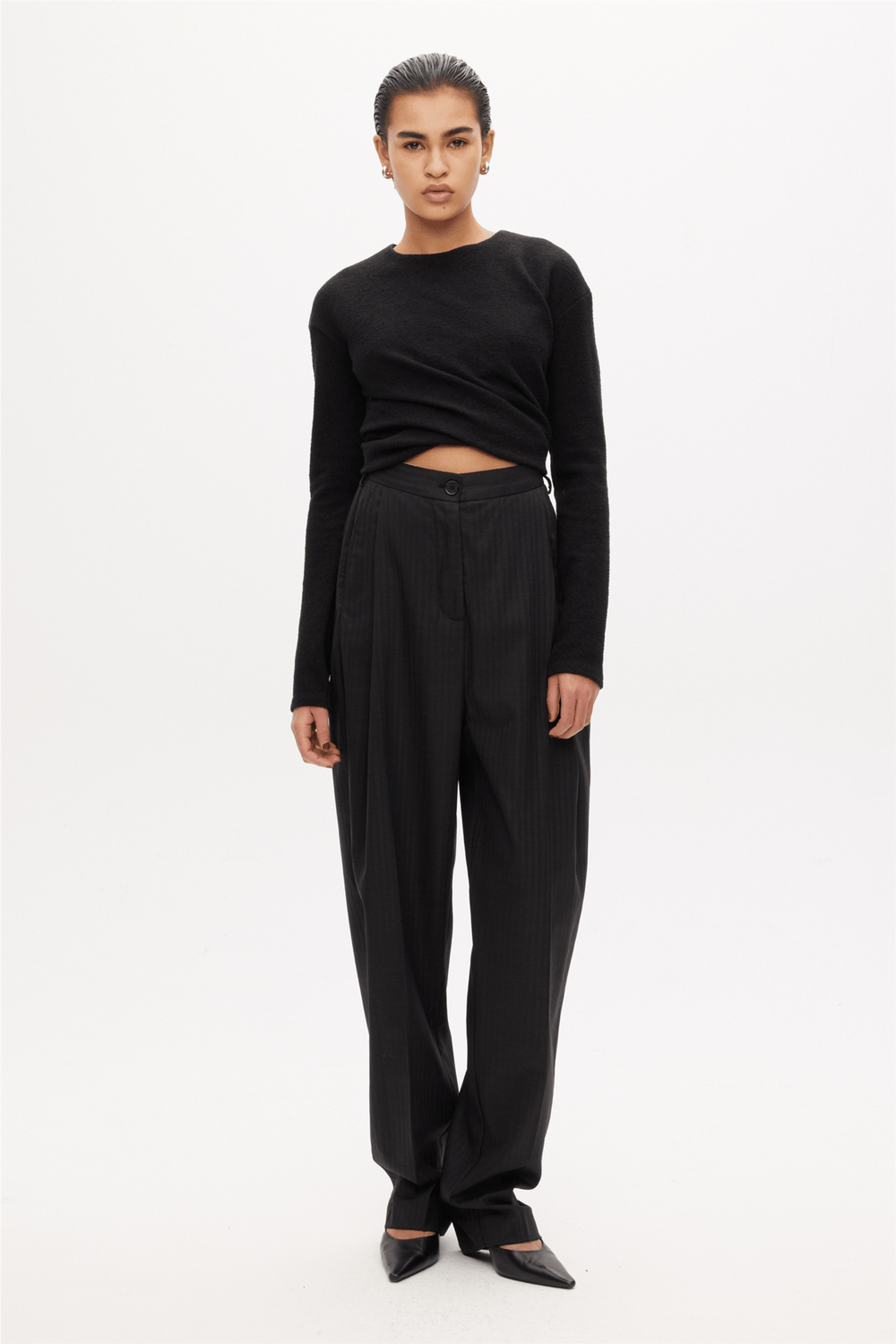 Les Coyotes De Paris Topper & t-skjorter Long Sleeve Twisted Top