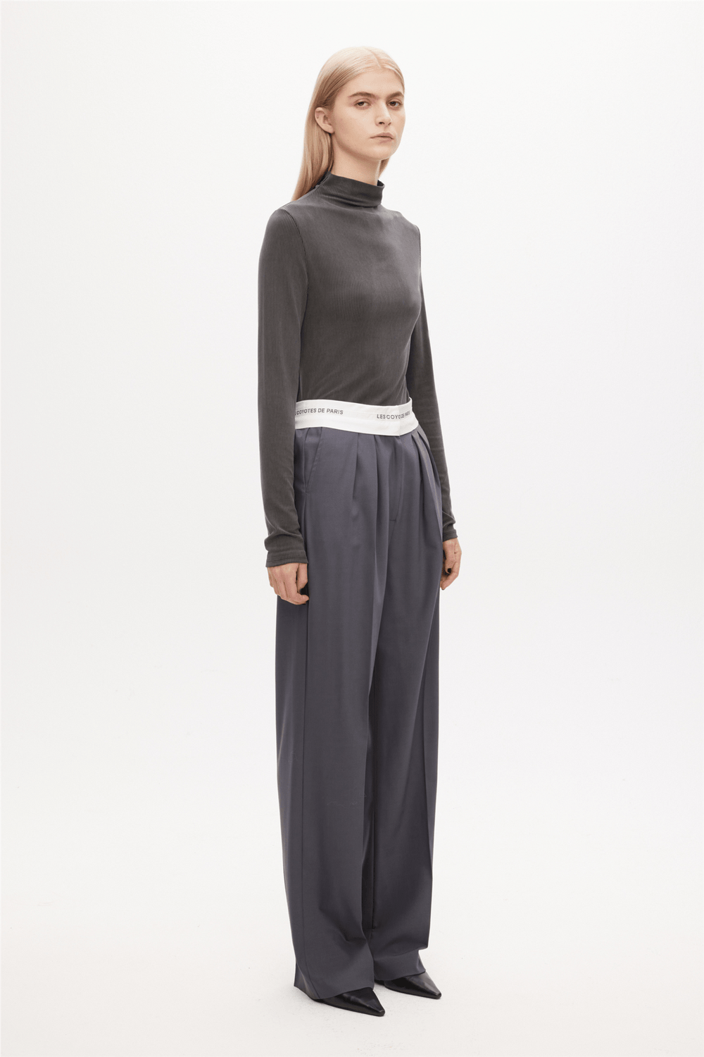 Les Coyotes De Paris Topper & t-skjorter Rib Mock Neck Top