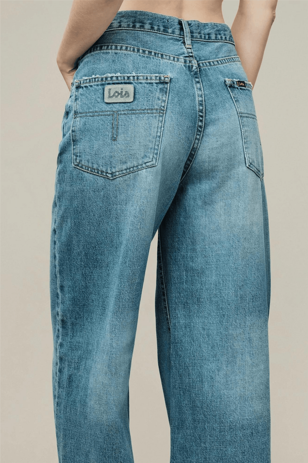 Lois Bukser & jeans Skater Loose Miller Pale