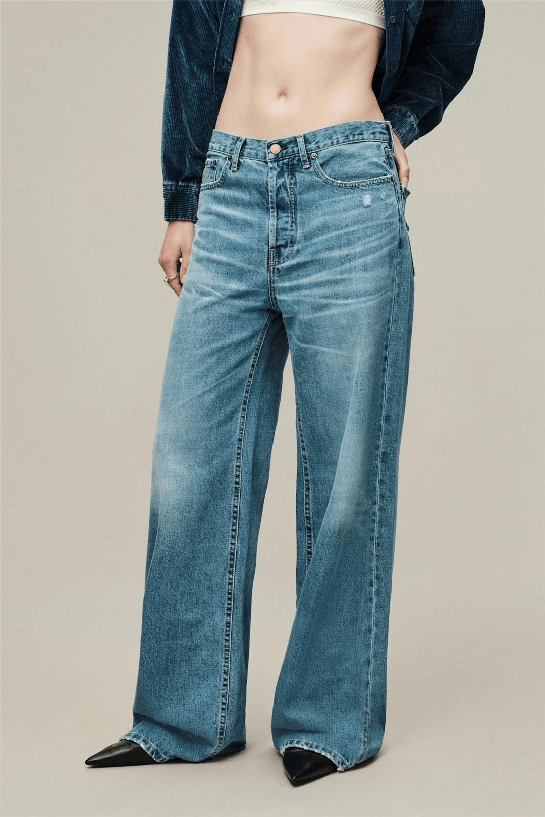 Lois Bukser & jeans Skater Loose Miller Pale
