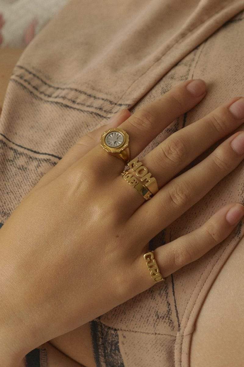 Maria Black Smykke MOM RING GOLD