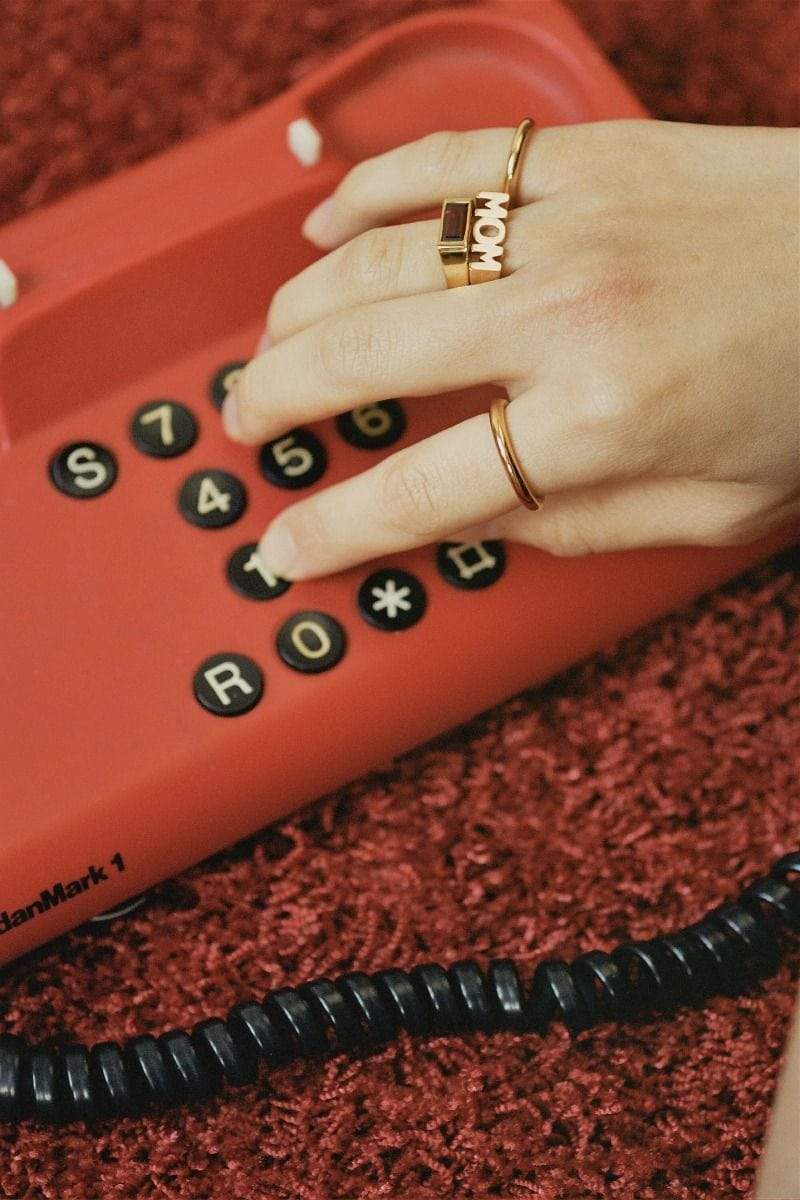 Maria Black Smykke MOM RING GOLD