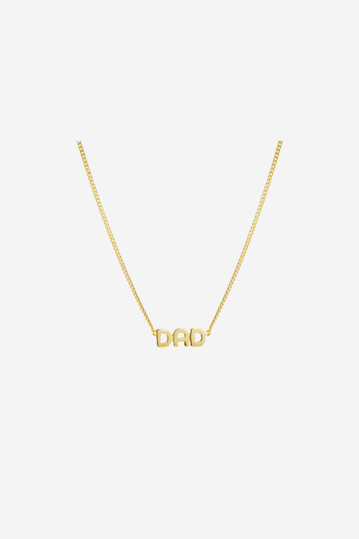 Maria Black Smykker Dad Necklace Gold