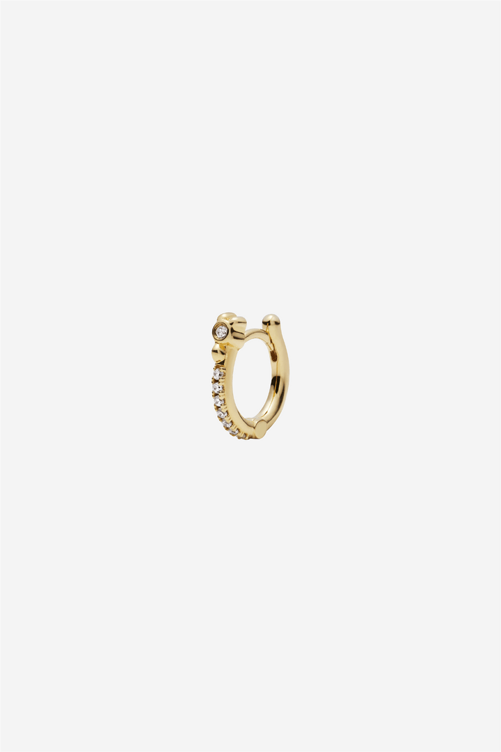 Maria Black Smykker Magnolia 8 Huggie Gold