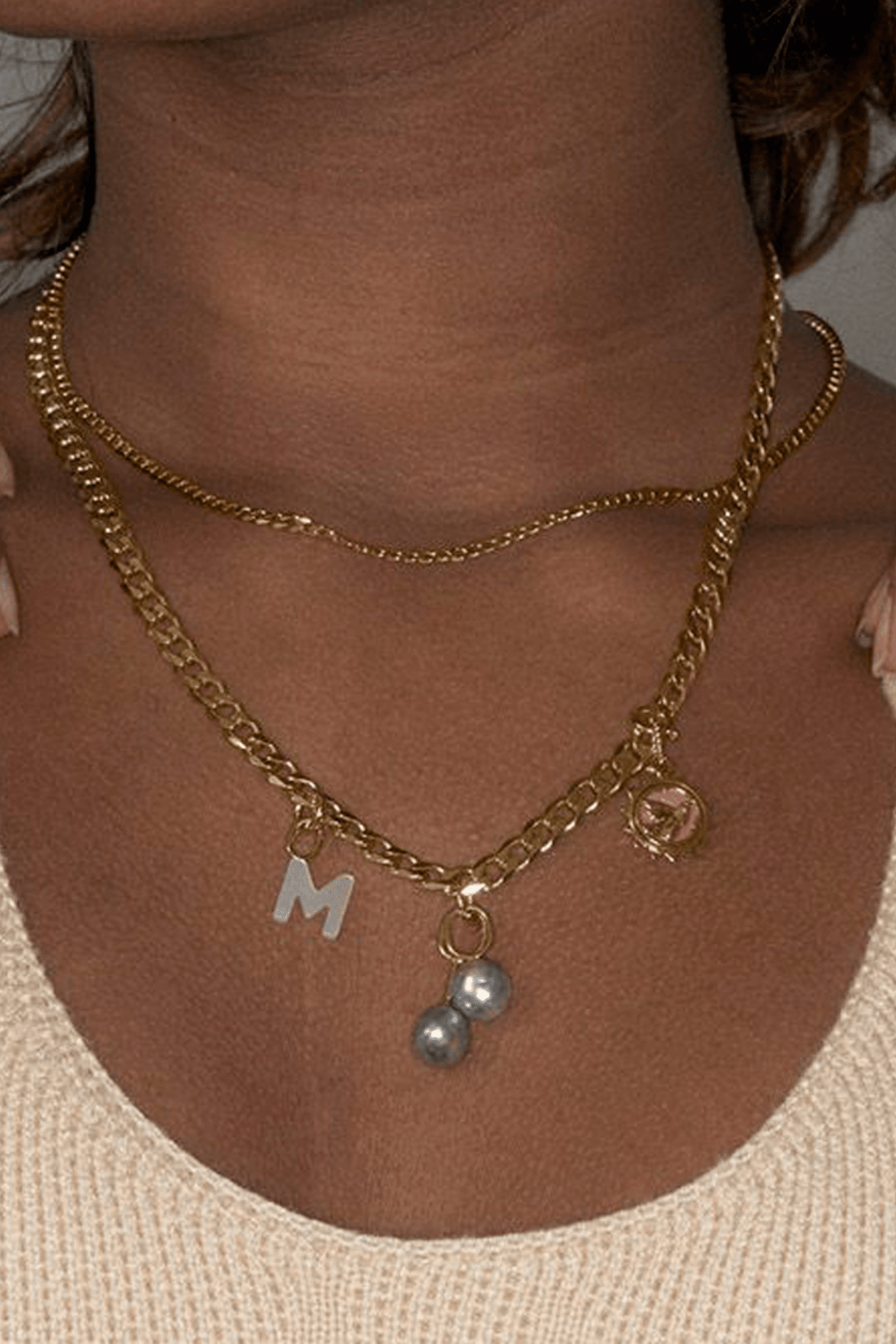 Maria Black Smykker Saffi 43 Necklace Gold