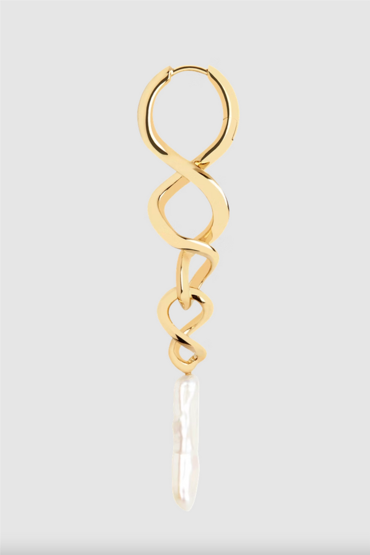 Maria Black Smykker Tornado Earring Right Gold