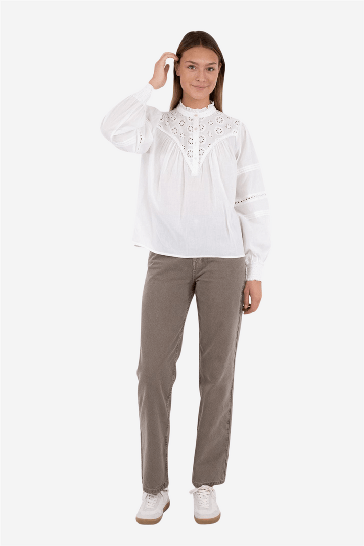 Neo Noir Bluser & Skjorter Emily Blouse White