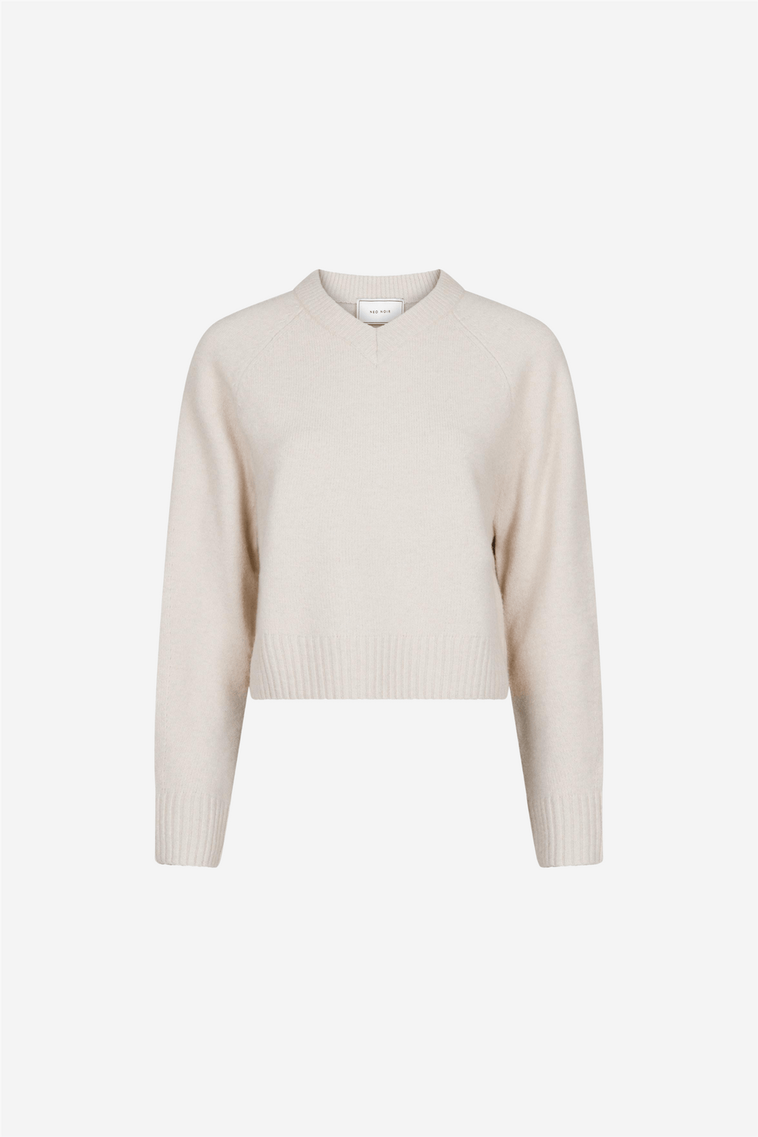 Neo Noir Genser & Cardigan Kamra Knit Blouse Ivory