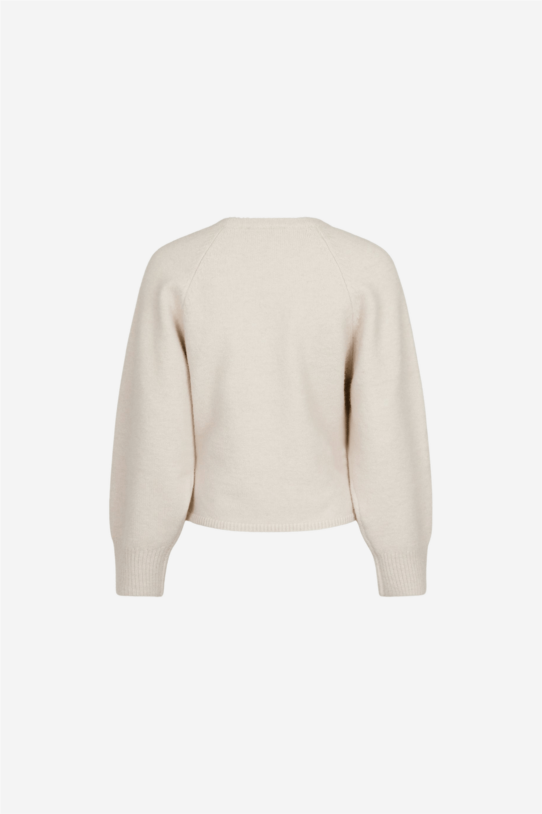 Neo Noir Genser & Cardigan Rex Knit Blouse Ivory