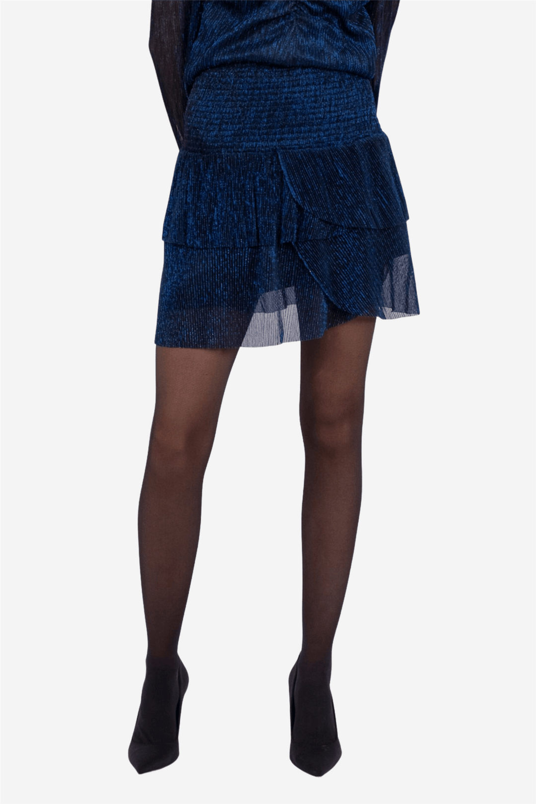 Neo Noir Skjørt Carin Glitz Skirt Blue