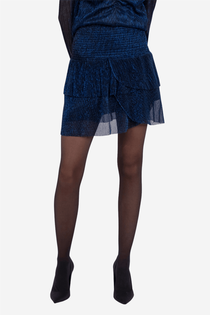 Neo Noir Skjørt Carin Glitz Skirt Blue