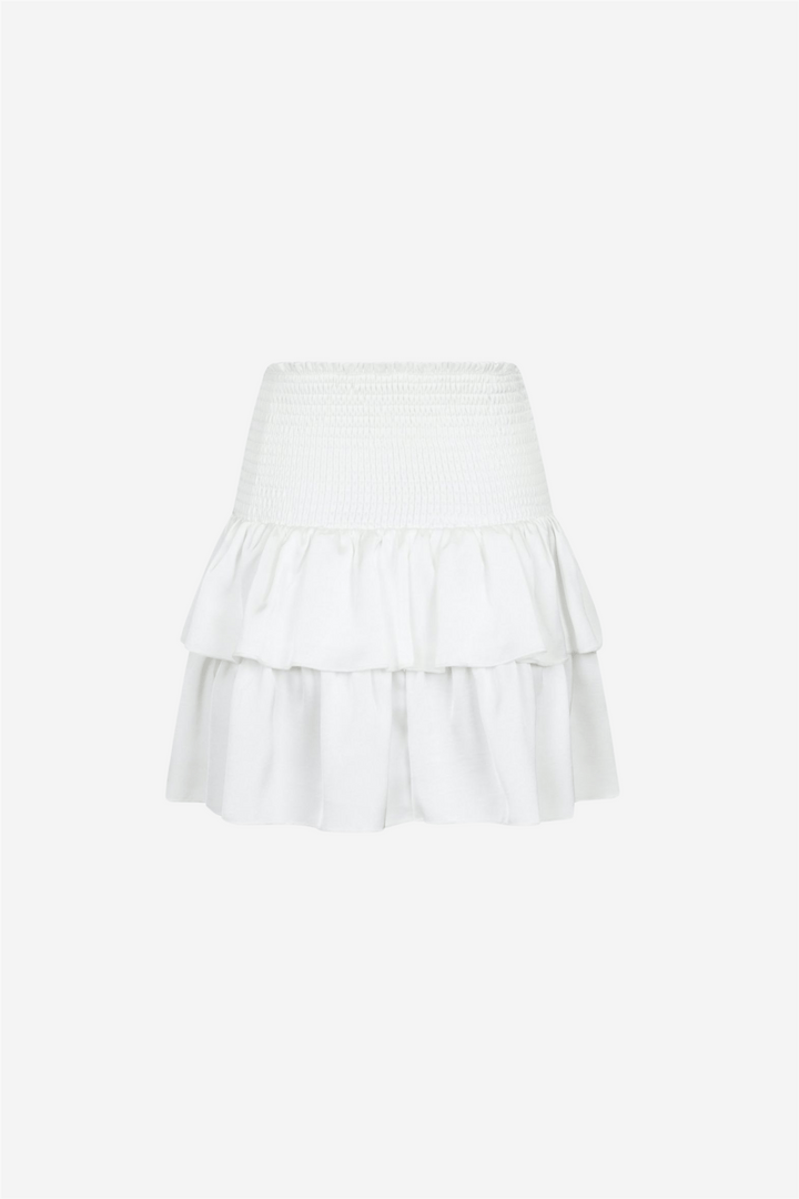 Neo Noir Skjørt Carin Heavy Sateen Skirt White