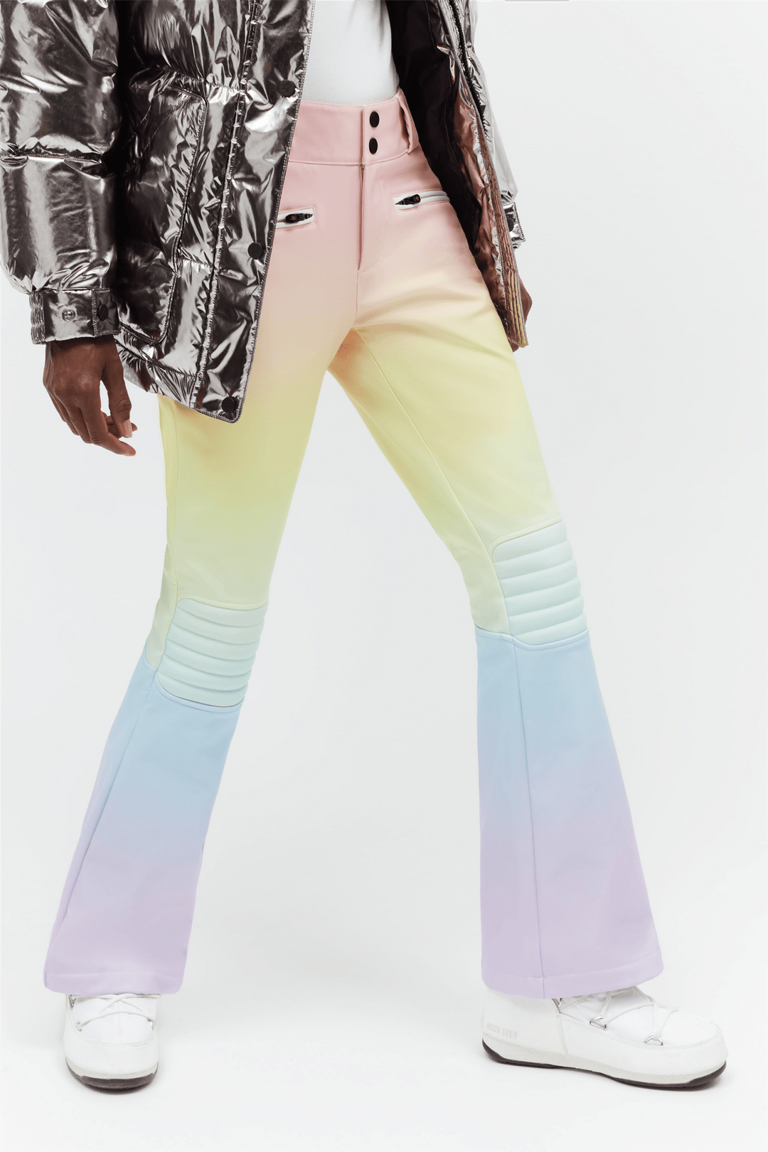 Perfect Moment Skitøy Aurora Flare Ski Pant Print Pastel Rainbow