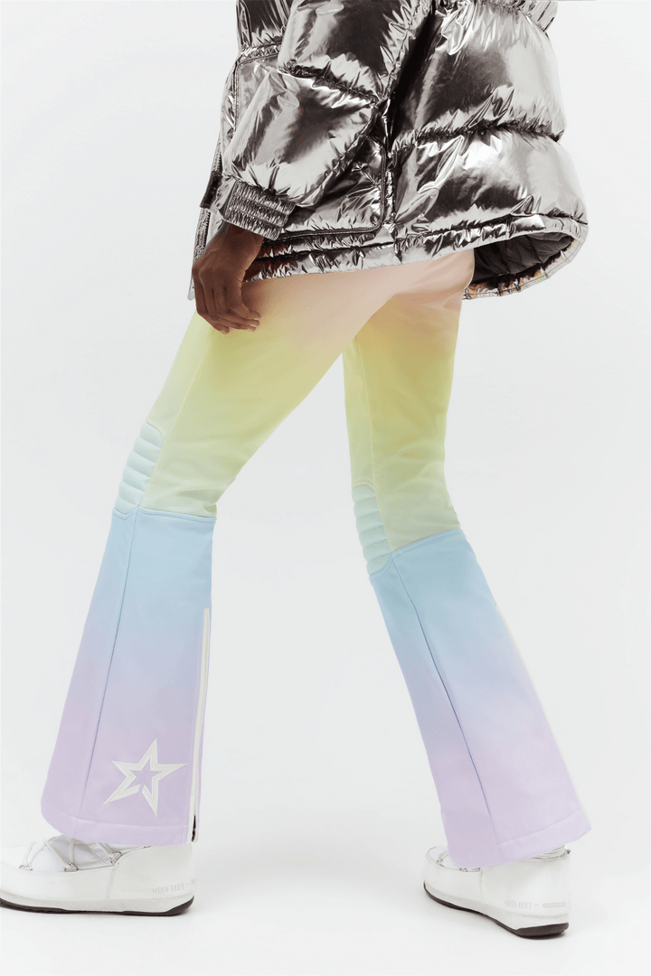 Perfect Moment Skitøy Aurora Flare Ski Pant Print Pastel Rainbow